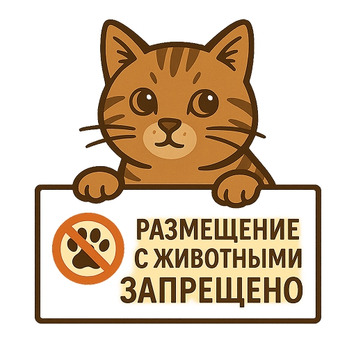 Вежливое уведомление: с животными нельзя